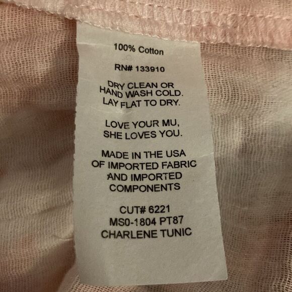 NWT Show Me Your Mumu Charlene Tunic Pink Tie Dye V Neck - Picture 7 of 8